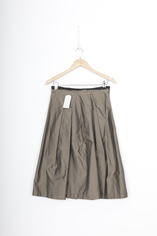 Veronika Maine Womens Beige Skirt Size 8