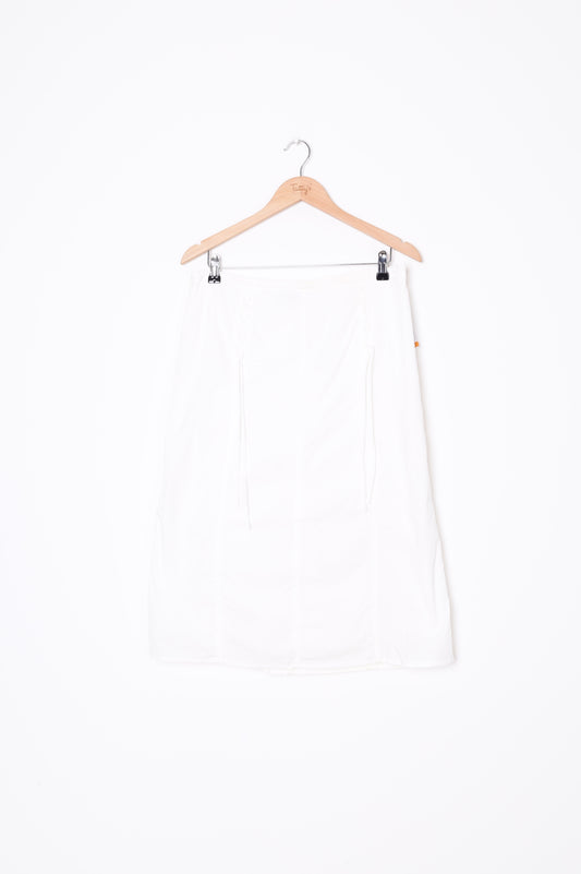 Deiji Studios Womens White Skirt Size M