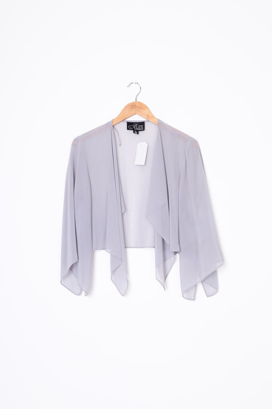 Alex Evenings Womens Grey Cardigan Size XL