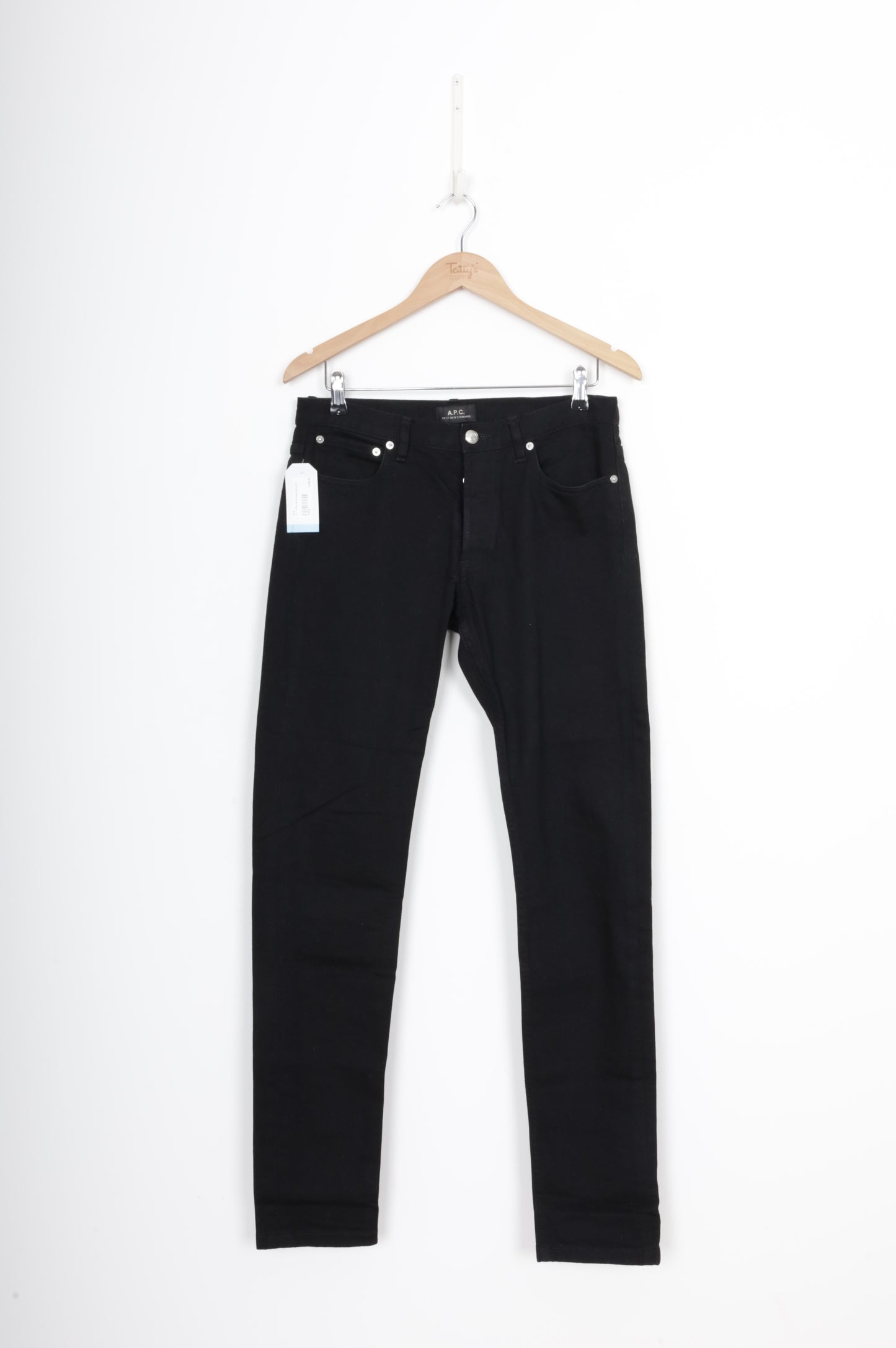 A.P.C Mens Black Jeans Size W 30