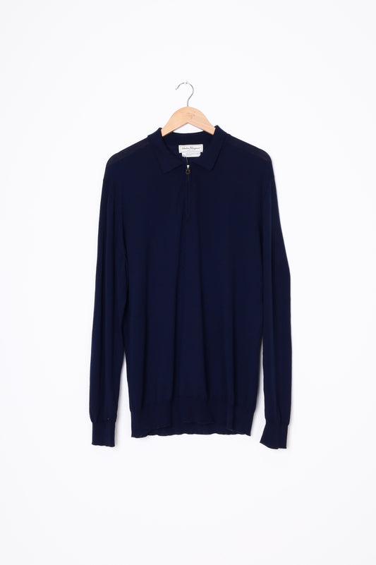 Salvatore Ferragamo Mens Blue Jumper Size XXL