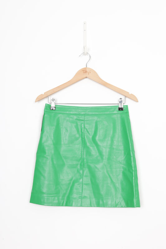 Superette Womens Green Mini Skirt Size 8