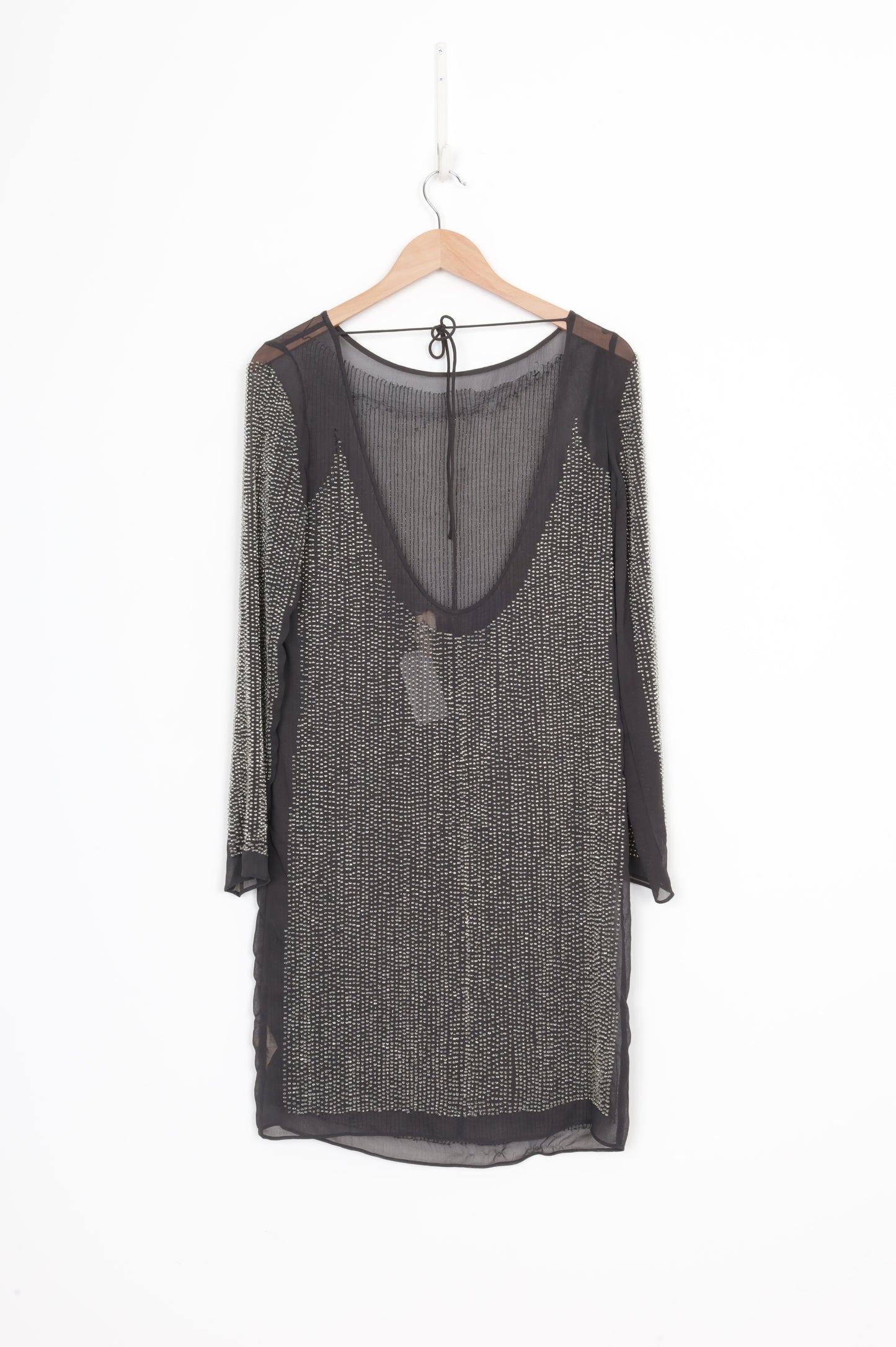 Needle & Thread Womens Grey Dress Size 10