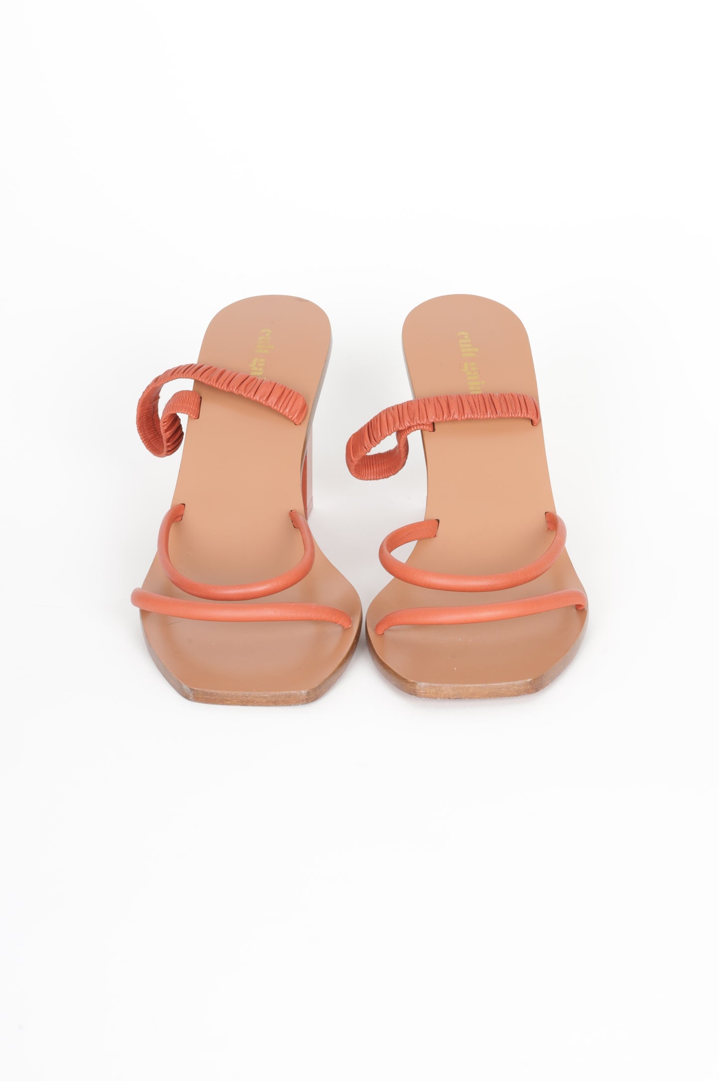 Cult Gaia Womens Brown Heels Size EU 40.5