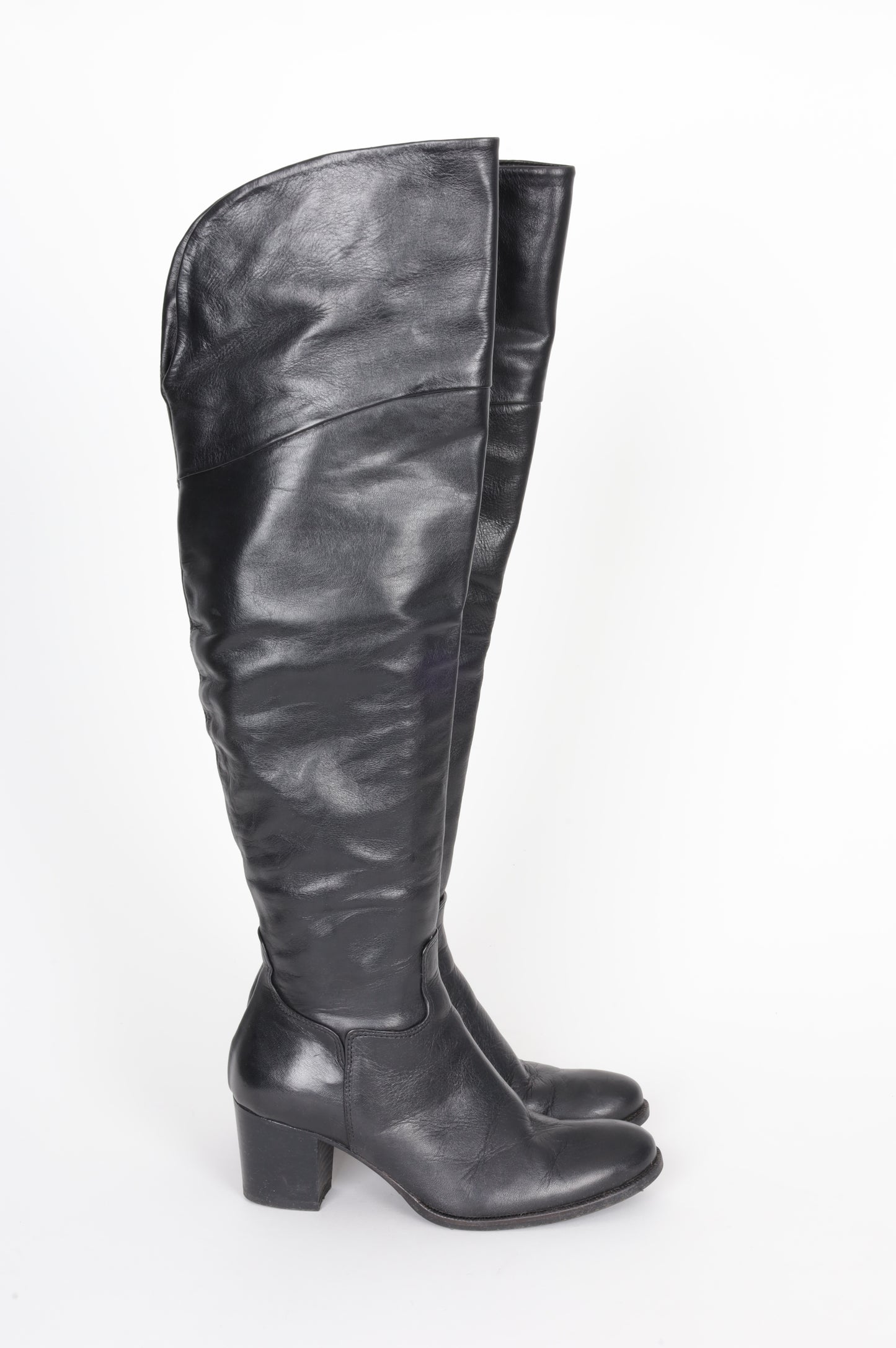 Progetto Womens Black Boots  Size EU 37