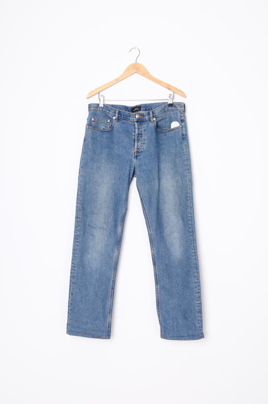 A.P.C Mens Blue Jeans Size W 34