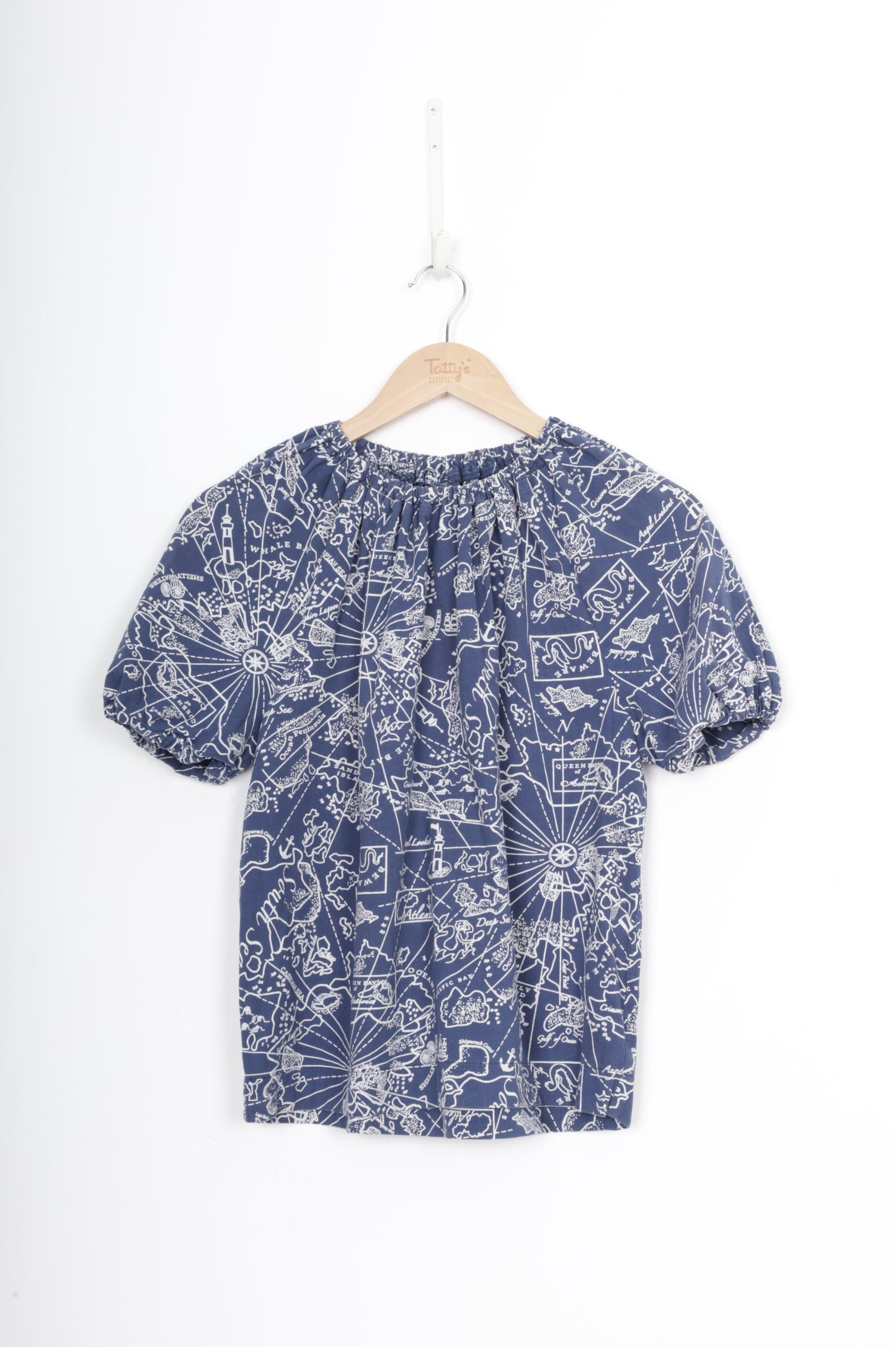 Sylvester Womens Blue Top Size S