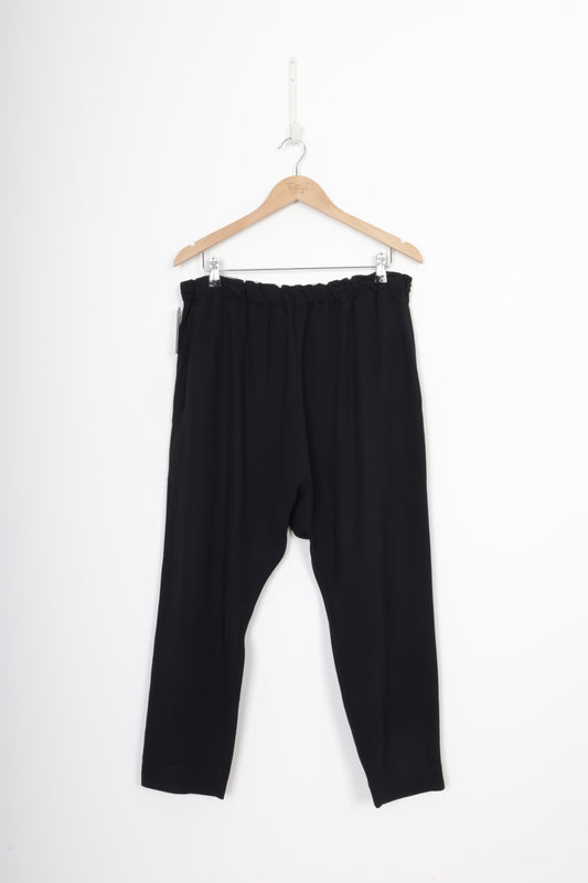 Bassike Womens Black Pants Size 4