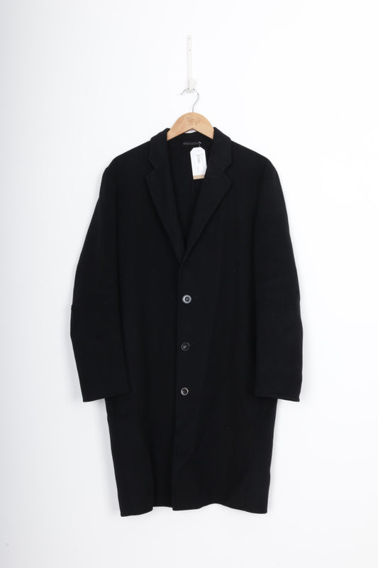 Acne Studios Mens Black Coat Size 44