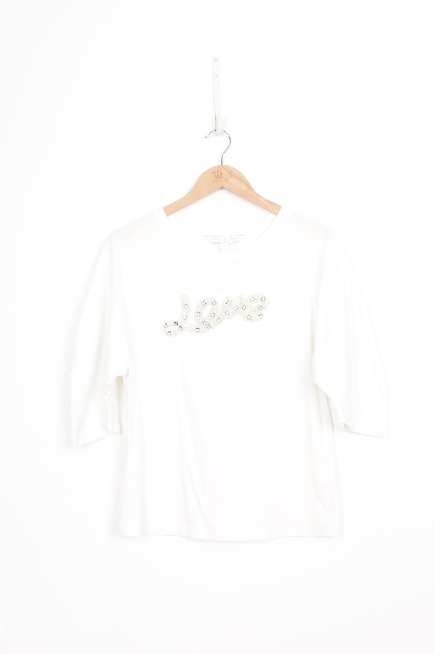 Trelise Cooper Womens White T-shirt Size S