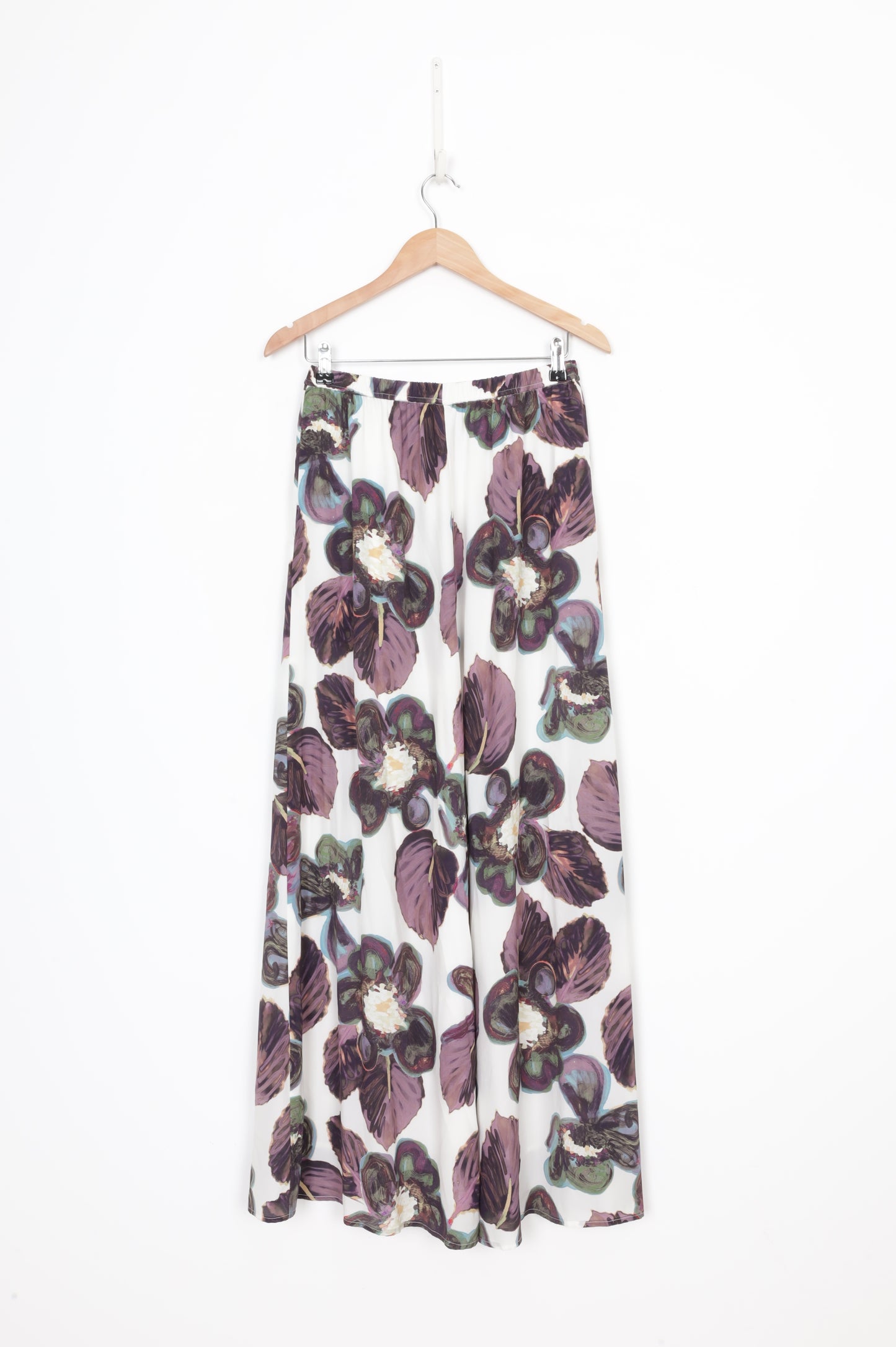 Juliette Hogan Womens Multi Maxi Skirt Size 8