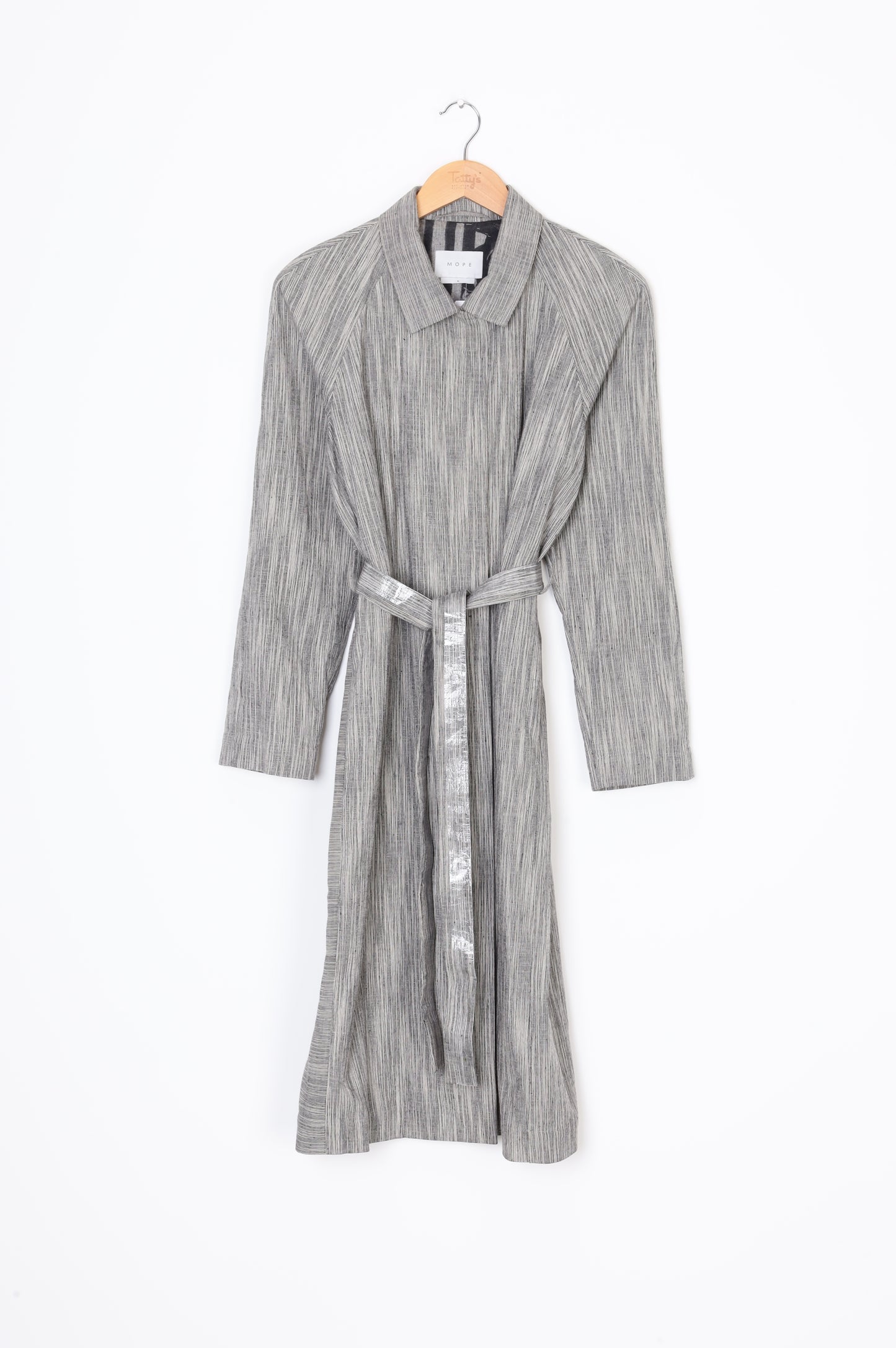 Mope Womens Grey Coat Size M