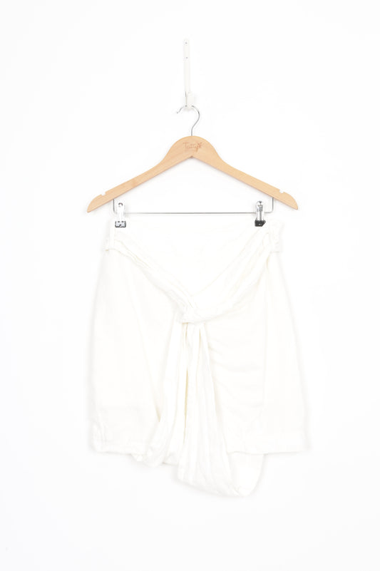 Cooper by Trelise Womens White Skirt Size S