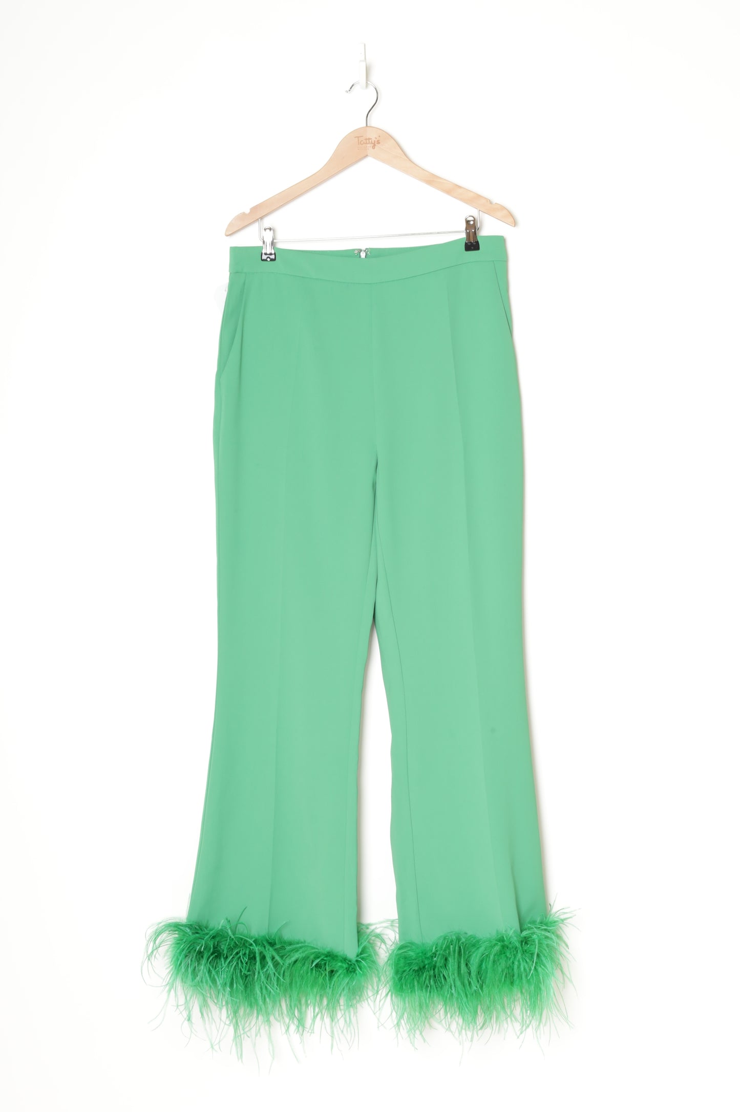 Bianca & Bridget Womens Green Pants Size 12