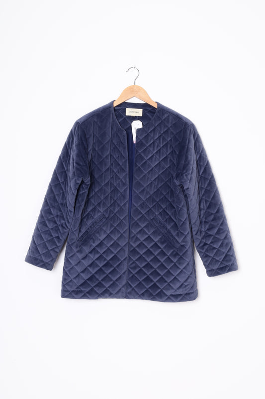 Juliette Hogan Womens Blue Jacket Size M