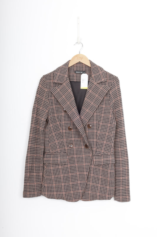 Sabatini Womens Brown Blazer Size M