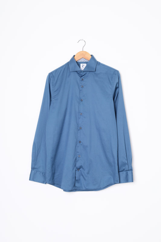 R2 Amsterdam Mens Blue Shirt Size 40