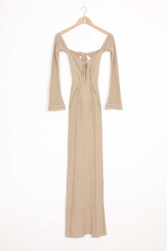 Babyboo Womens Beige Dress Size XS