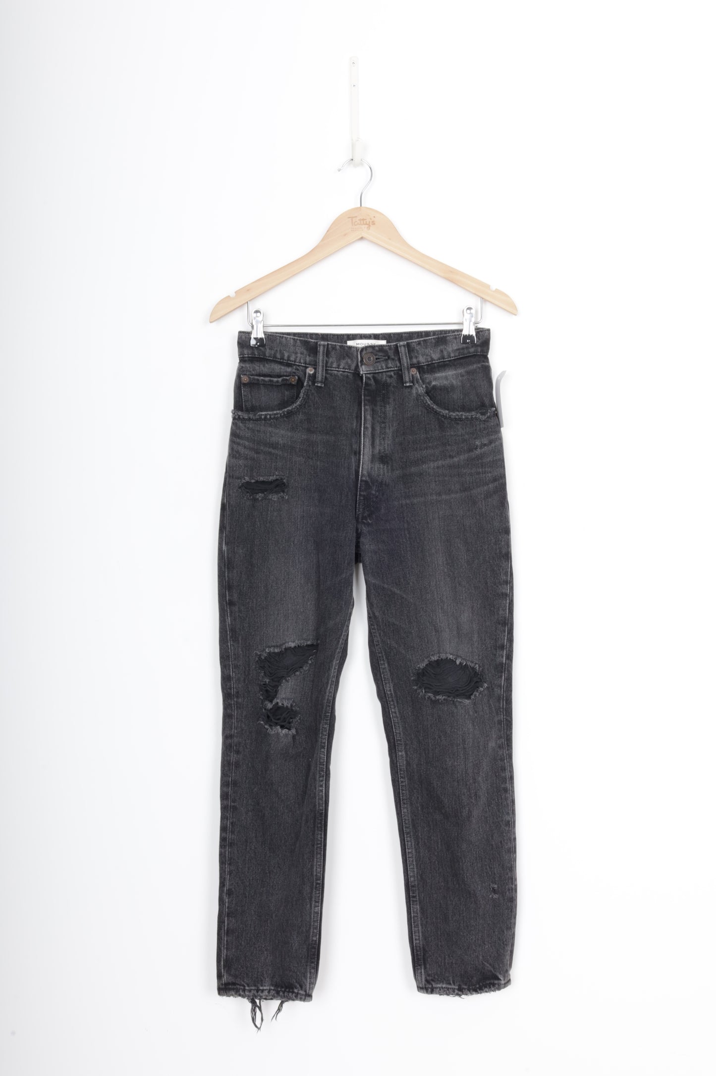 Moussy Vintage Womens Grey Jeans Size W 26