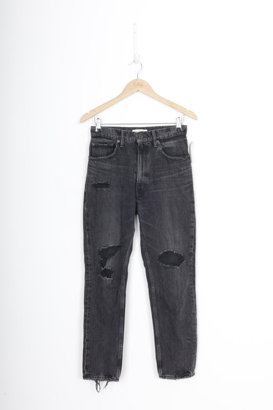 Moussy Vintage Womens Grey Jeans Size W 26