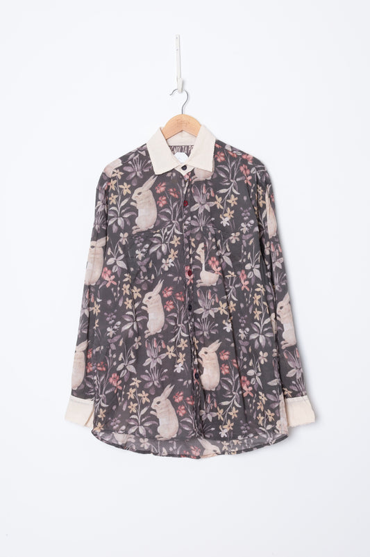 Magnolia Pearl Womens Grey Shirt Size O/S