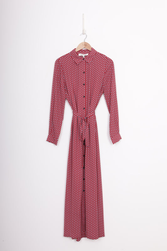Diane von Furstenberg Womens Red Dress Size 8
