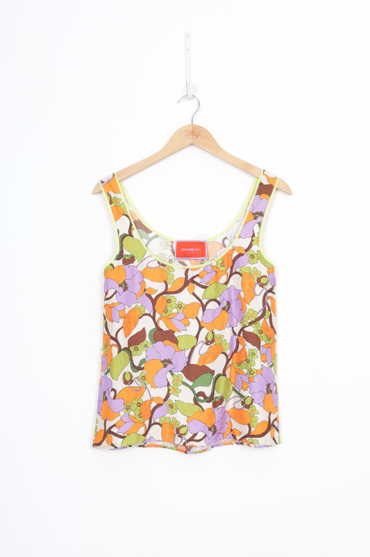 La DoubleJ Womens Cream Top Size S
