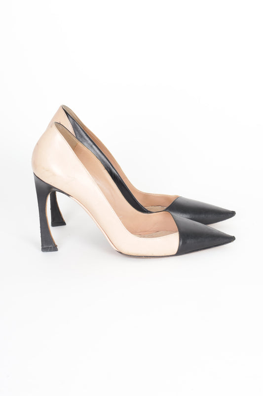 Christian Dior Womens Beige Heels Size EU 37.5