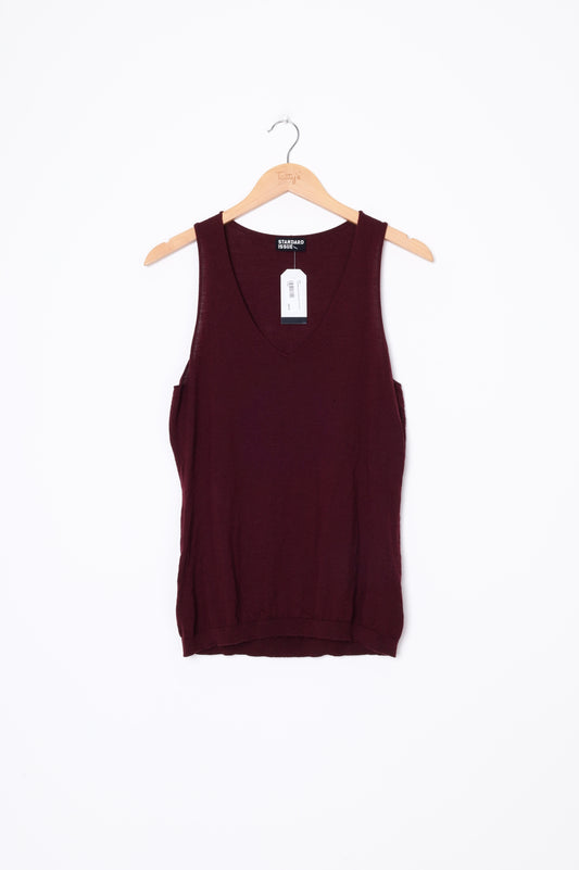 Standard Issue Womens Red Top Size S