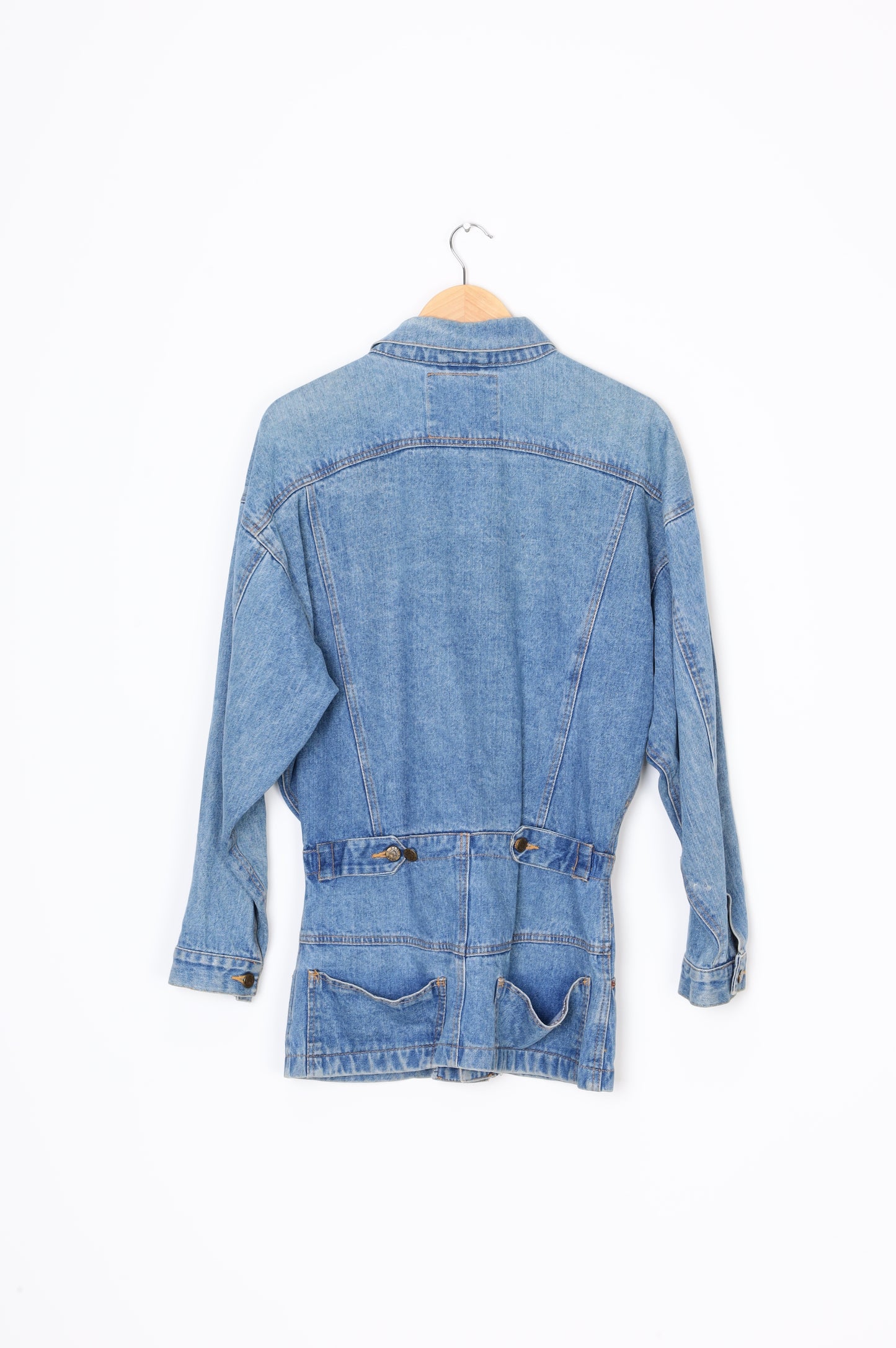 American Beauties Womens Blue Jacket Size M