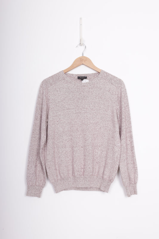 A.P.C Womens Cream Jumper Size M