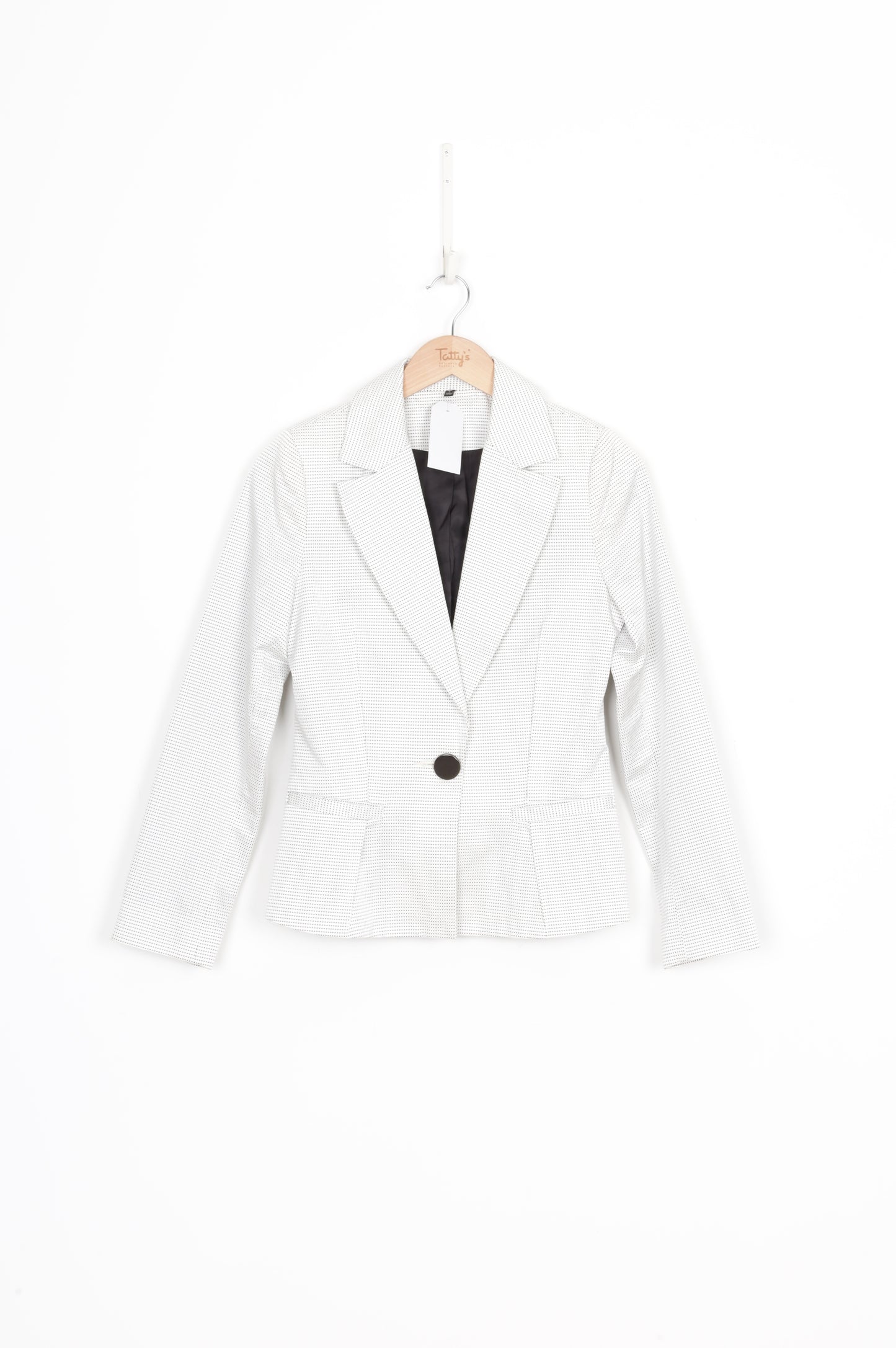 Taylor Womens White Blazer Size S