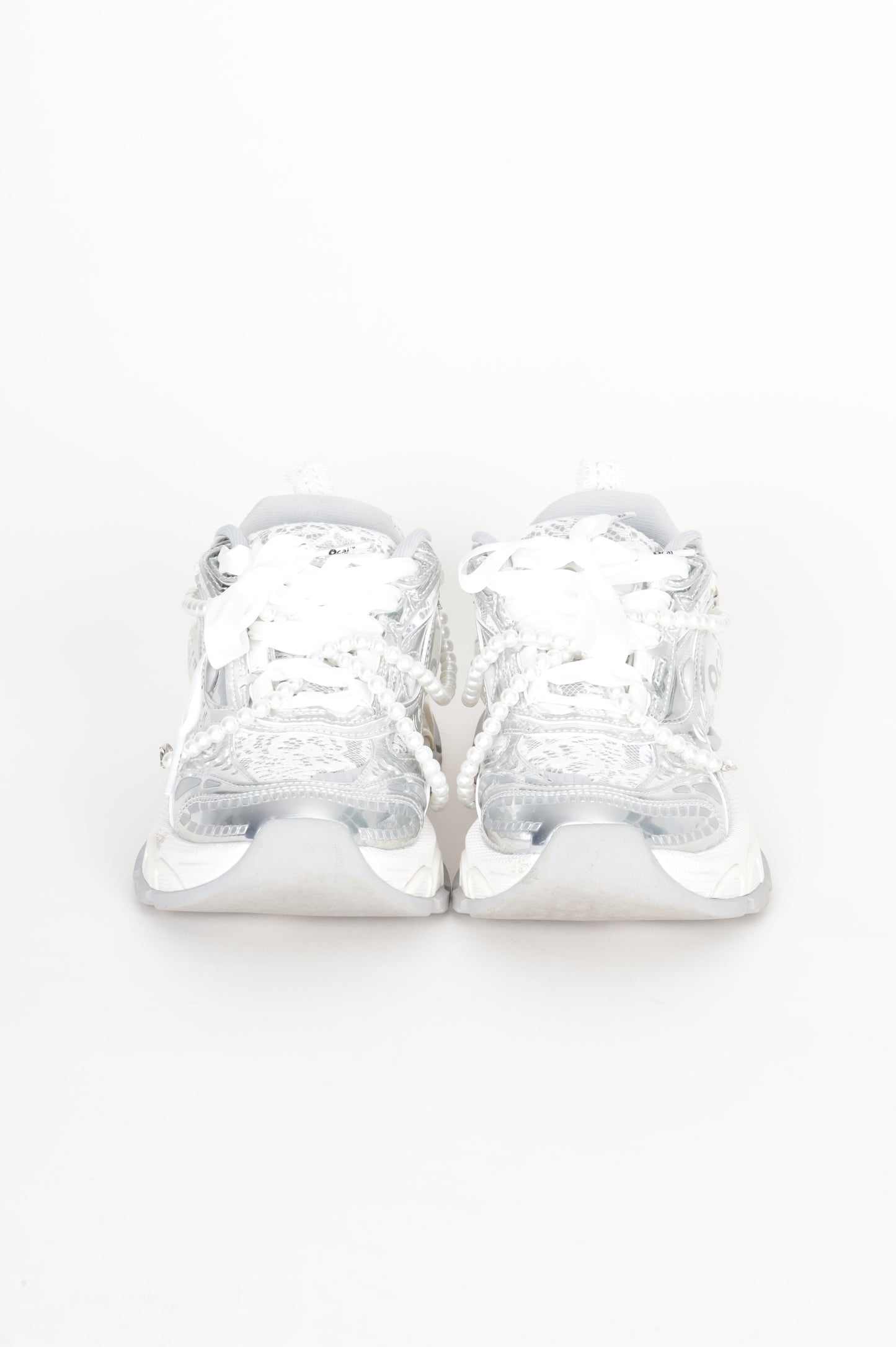Ocai Womens Silver Sneakers Size EU 37