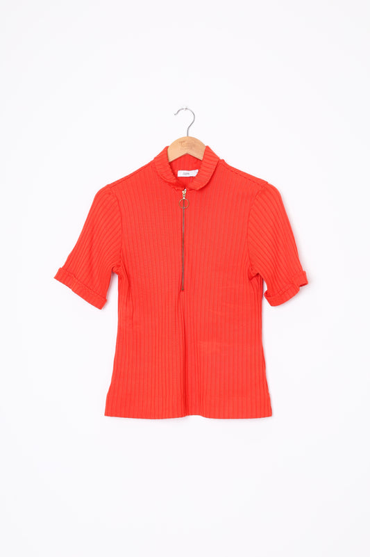 Liam Womens Orange Top Size 12