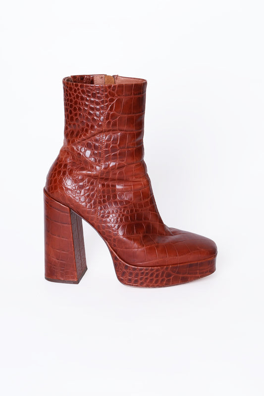Mi Piaci Womens Brown Boots  Size EU 39