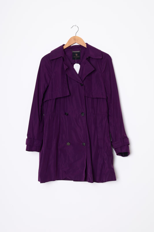 David Lawrence Womens Purple Coat Size 10