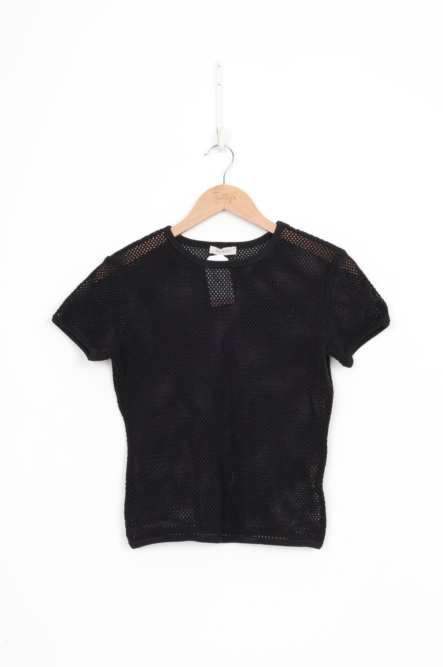St Agni Womens Black Top Size M