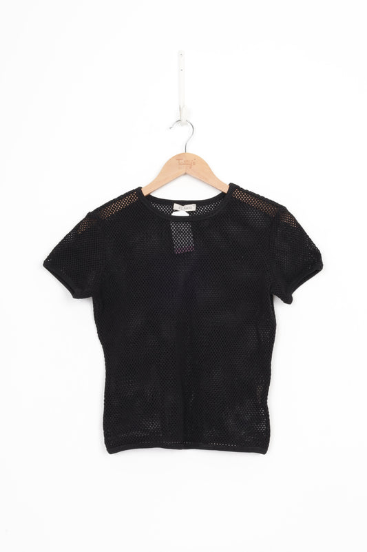 St Agni Womens Black Top Size M