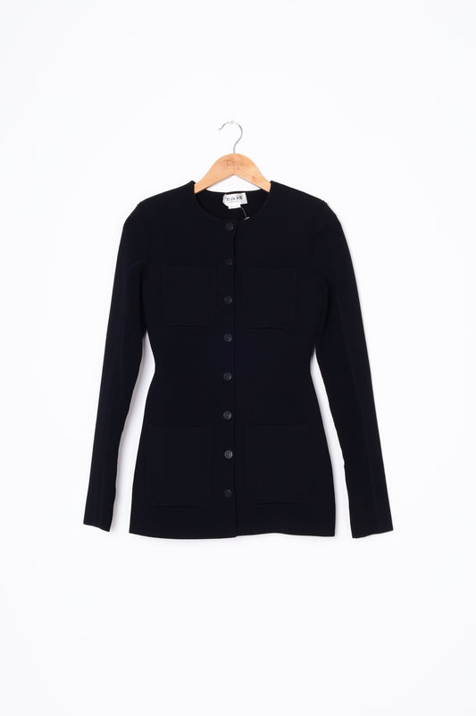 VB Body Victoria Beckham Womens Black Jacket Size 10