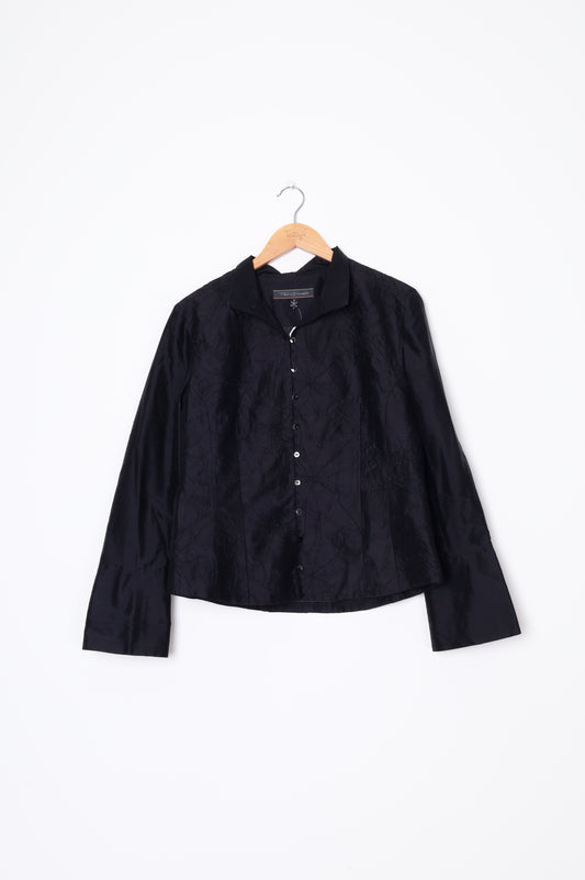 Jane Daniels Womens Black Jacket Size 12