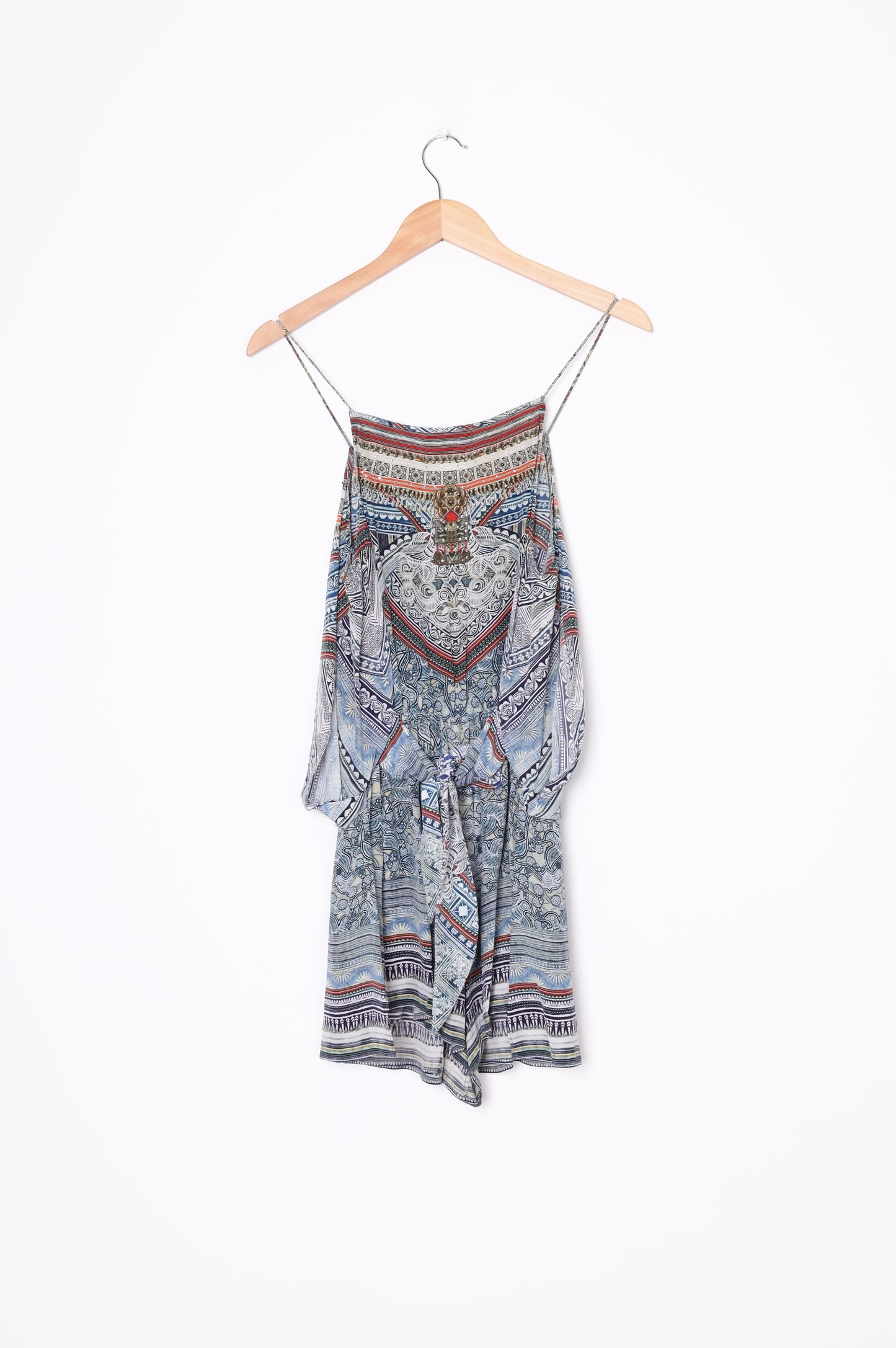 Camilla Womens Blue Playsuit Size M