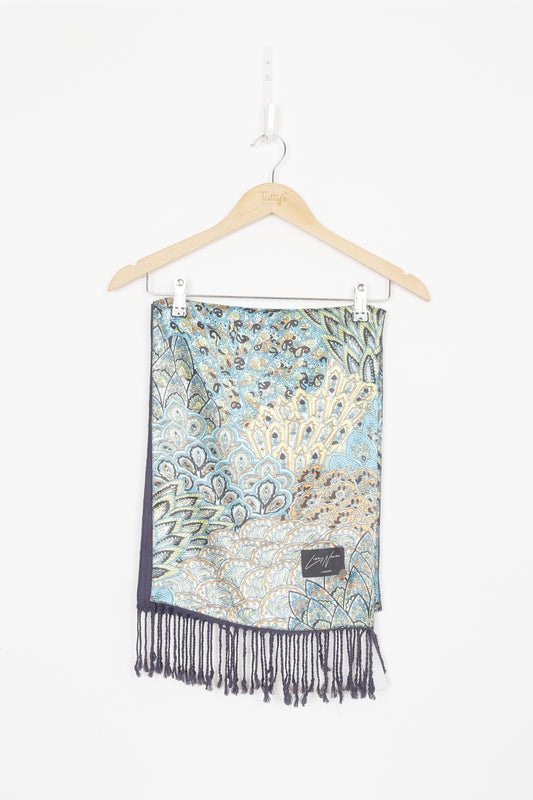 Lizzy nolan Unisex Blue Scarf Size O/S