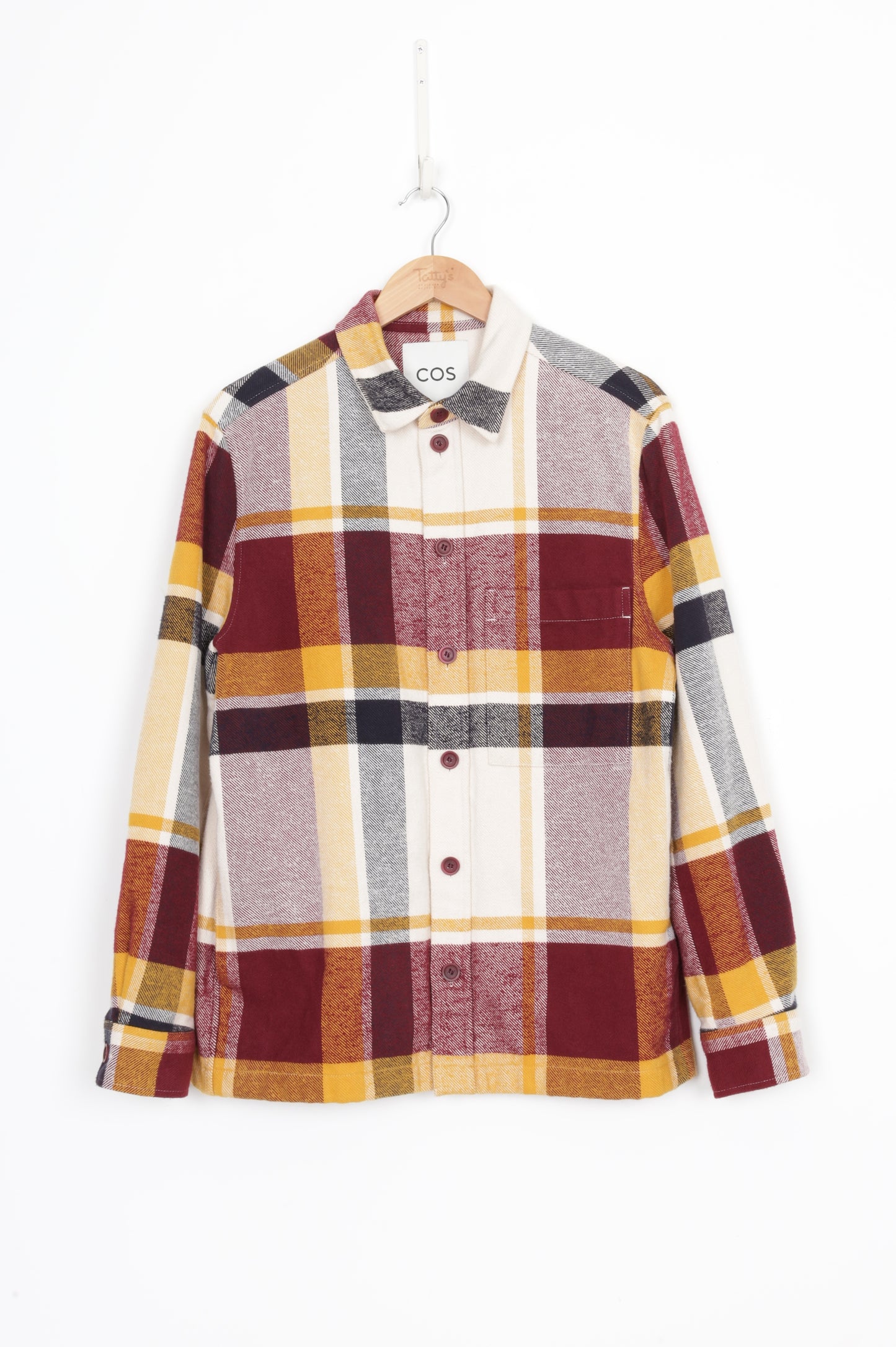 Cos Mens White Shirt Size M