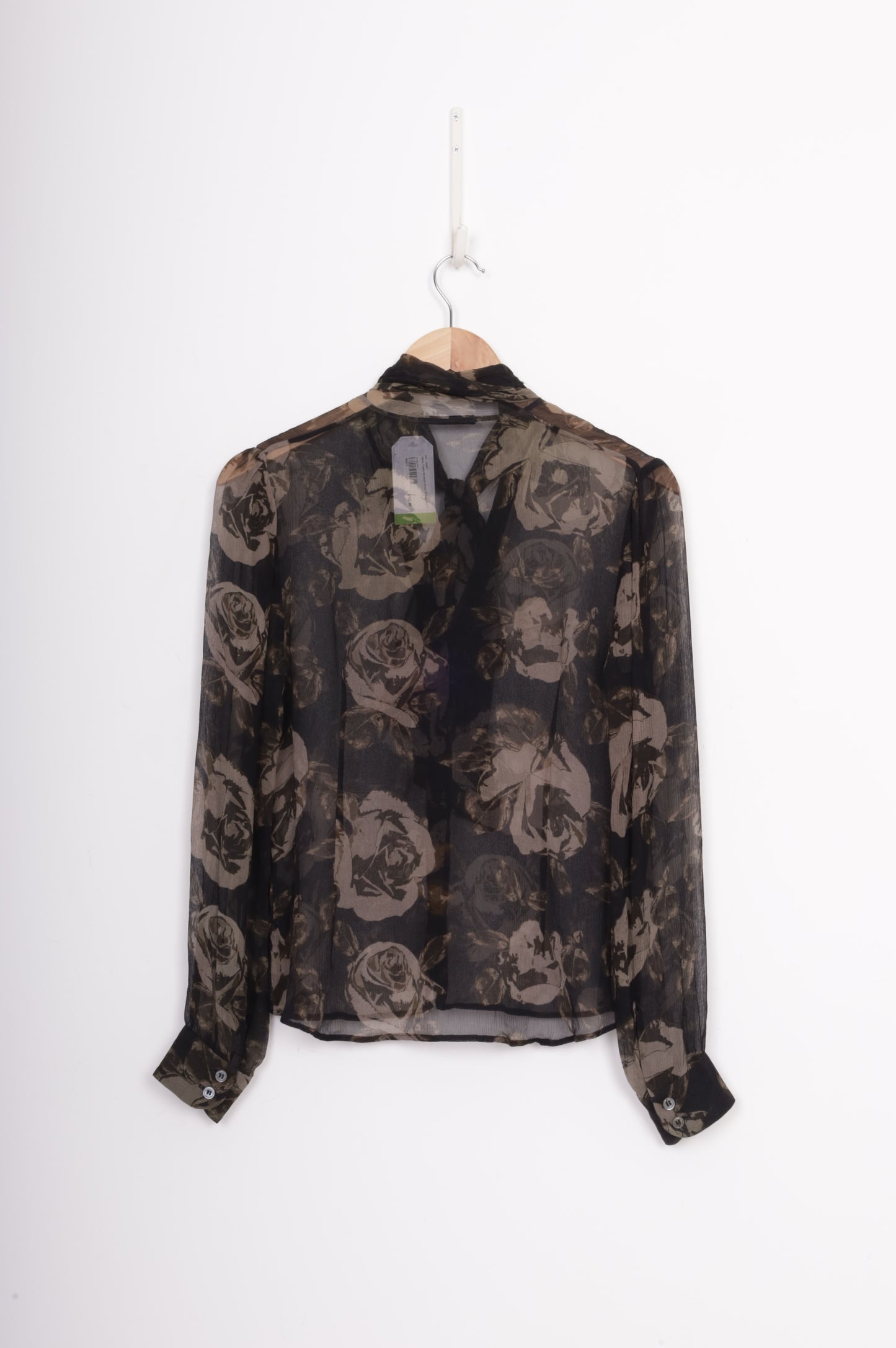 Helen Cherry Womens Brown Blouse Size S