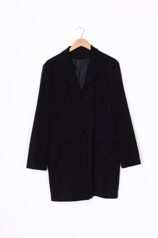 Dorothy Perkins Womens Black Coat Size 16