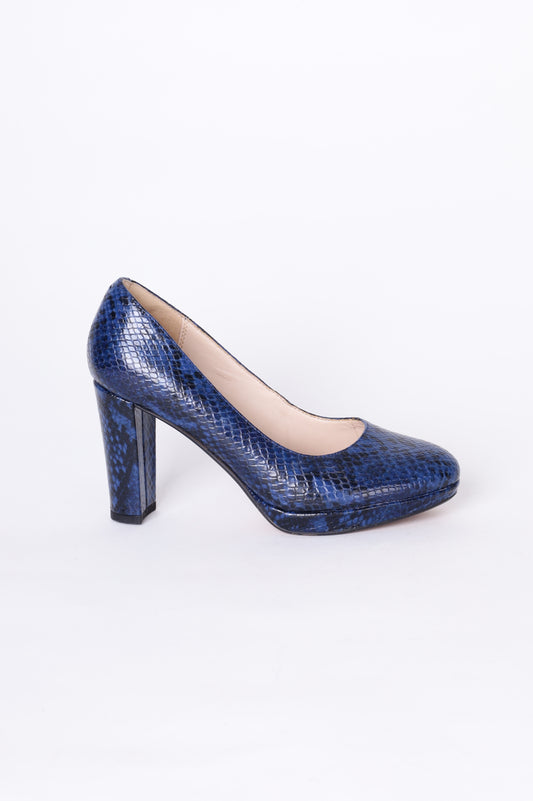 Clarks Womens Blue Heels Size EU 35.5
