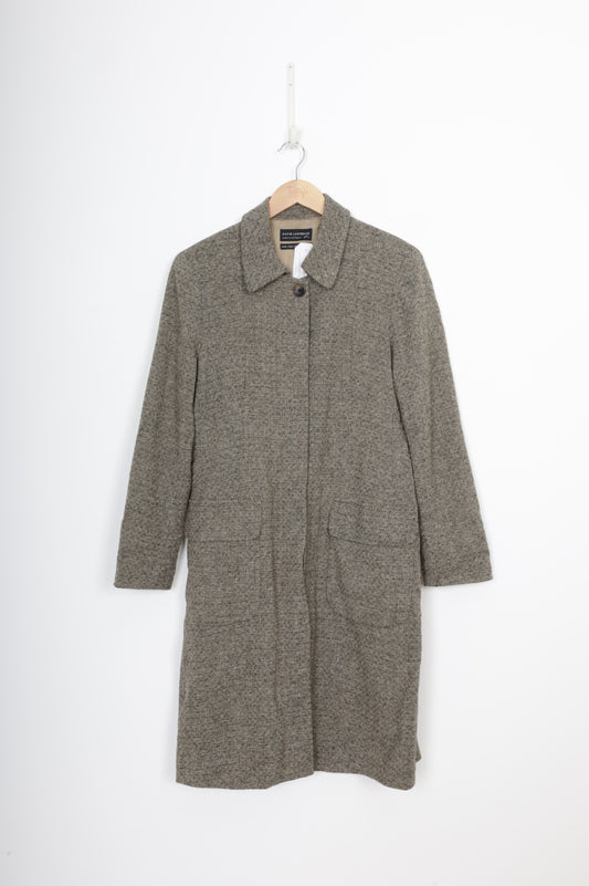 David Lawrence Womens Brown Coat Size 14
