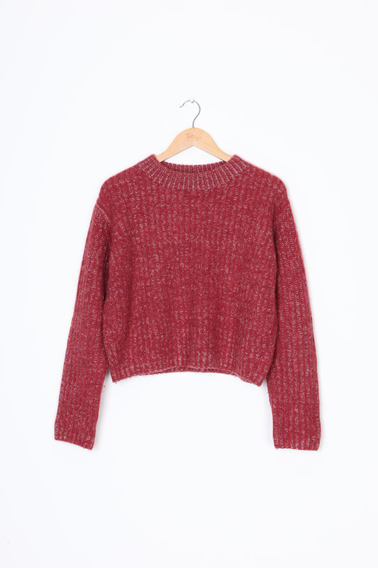 Jac+Jack Womens Red Jumper Size M