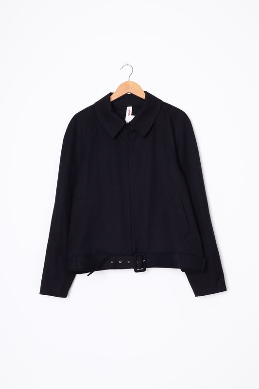 Sylvester Womens Black Jacket Size 16