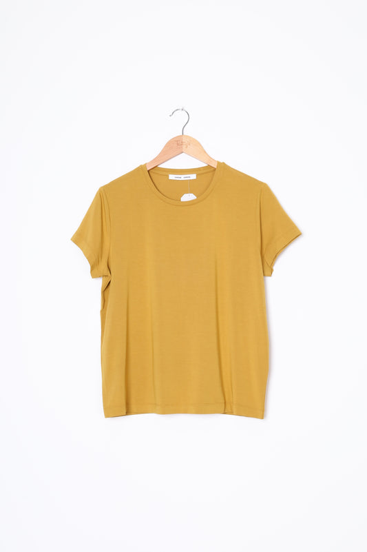 Samsoe Samsoe Womens Yellow T-shirt Size S